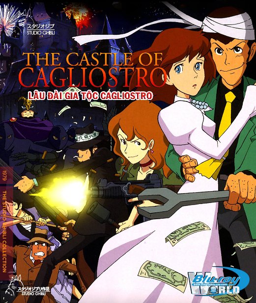 B3043.The Castle of Cagliostro 1979 - Lâu Đài Gia Tộc Cagliostro 2D25G (DTS-HD 5.1) Studio Ghibli